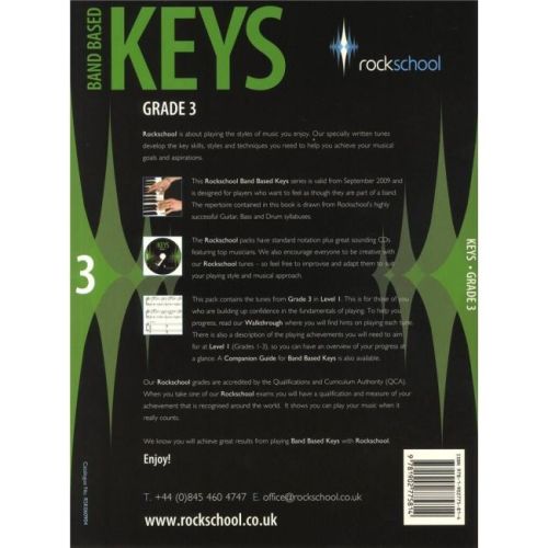 Rockschool: Band Based Keys - Grade 3