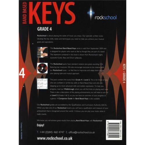 Rockschool: Band Based Keys - Grade 4