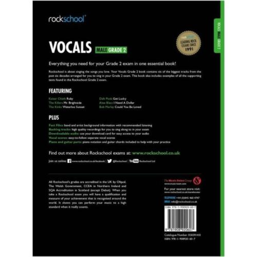 Rockschool: Vocals Grade 2 - Male 2014-2017