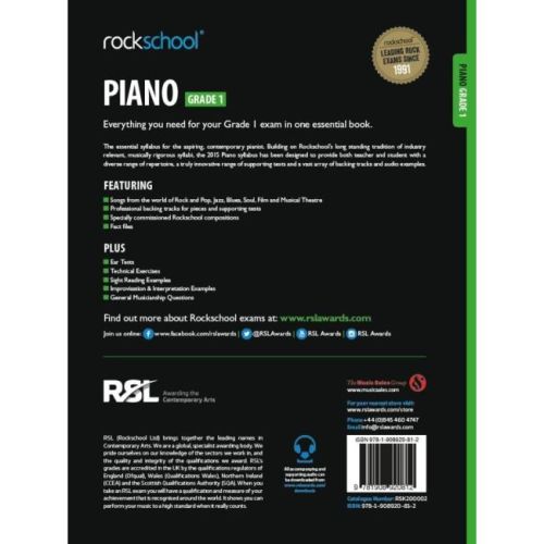 Rockschool Piano - Grade 1 (2015)