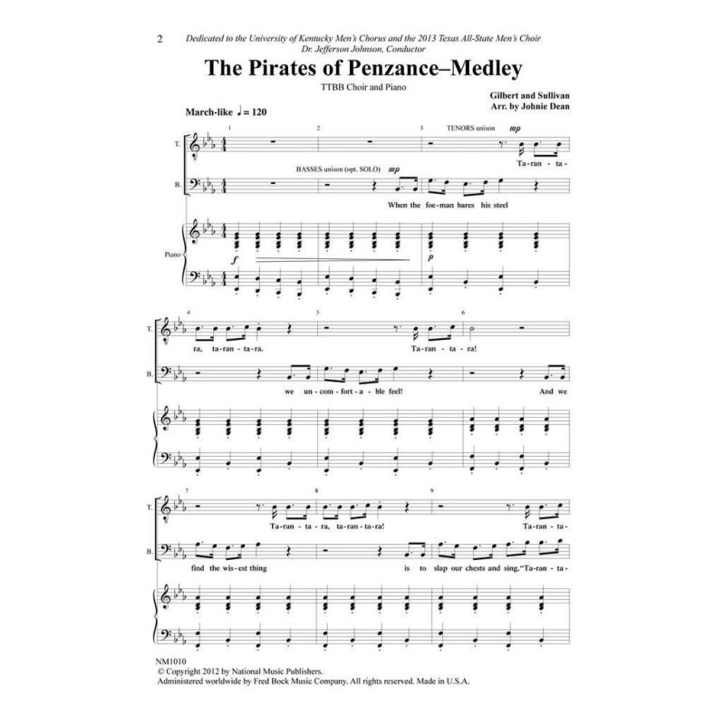 The Pirates of Penzance Medley