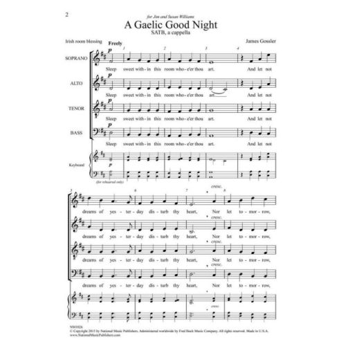 Gossler, James - A Gaelic Good Night