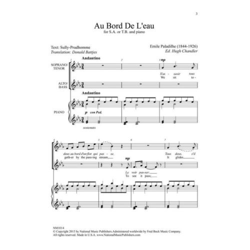 Paladilhe, Émile - Au Bord de l'Eau