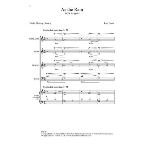 Doust, Paul - As the Rain
