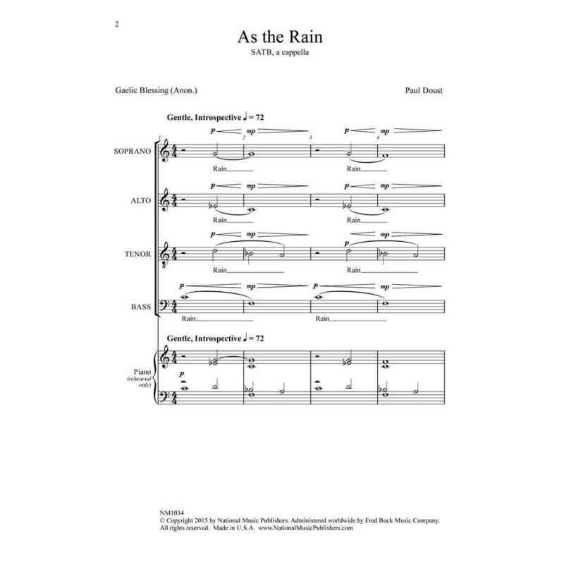 Doust, Paul - As the Rain