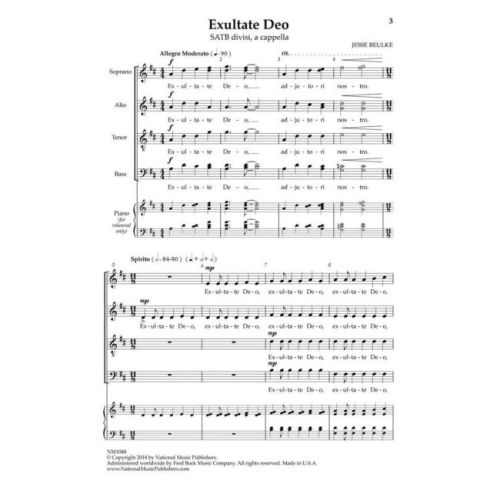 Beulke, Jesse - Exultate Deo