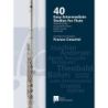 40 Easy-Intermediate Studies for Flute