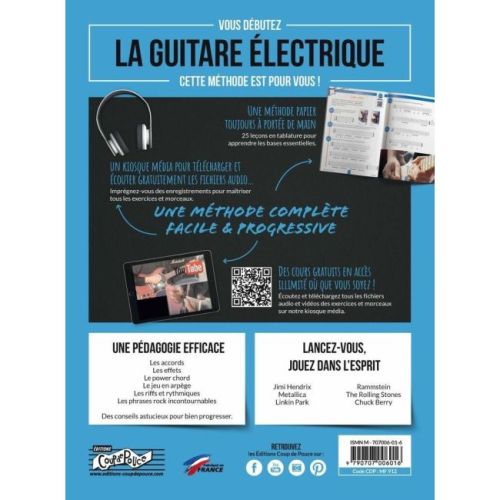 Roux, Denis - Coup De Pouce Méthode Guitar Rock Débutant Vol. 1