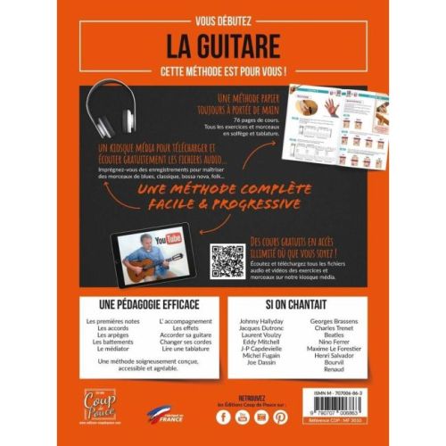 Ghuzel & Roux - Coup de Pouce Guitare Spécial Senior Volume 1