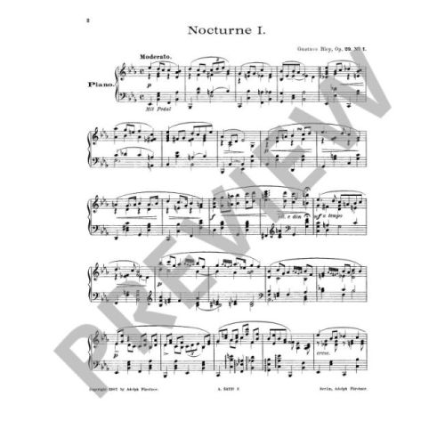 Bley, Gustava - Deux Nocturnes op. 29