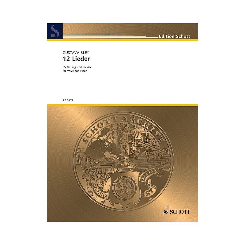 Bley, Gustava - 12 Lieder