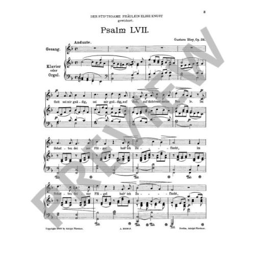 Bley, Gustava - Psalm LVII op. 24
