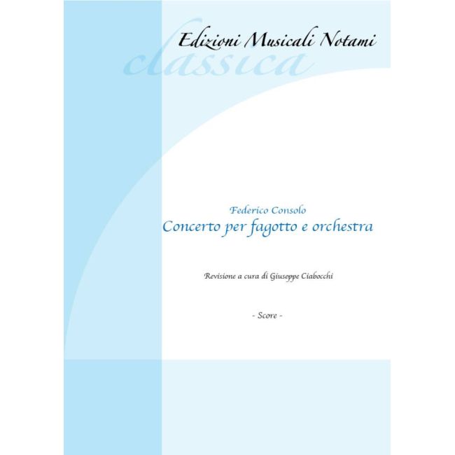 Consolo, Federico - Concerto per fagotto e orchestra