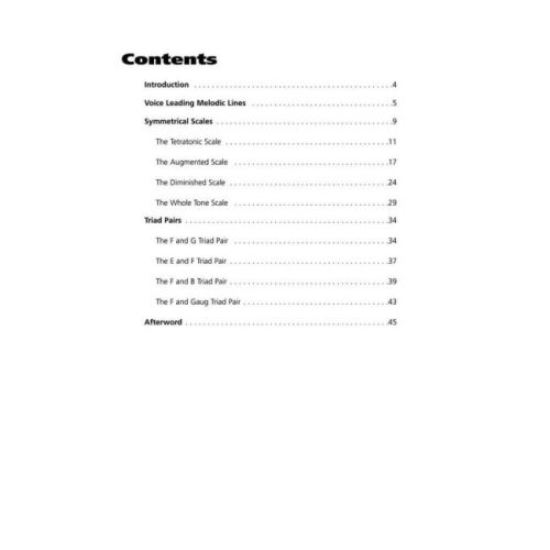 Modern Jazz Concepts for...