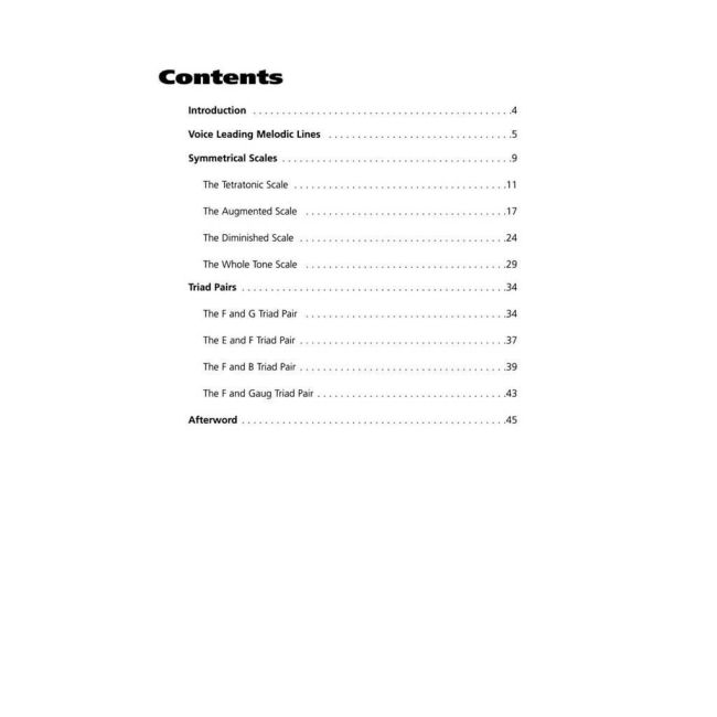 Modern Jazz Concepts for Guitar