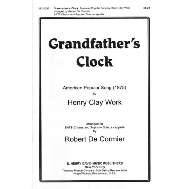 Work, Henry Clay - Grandfather's Clock