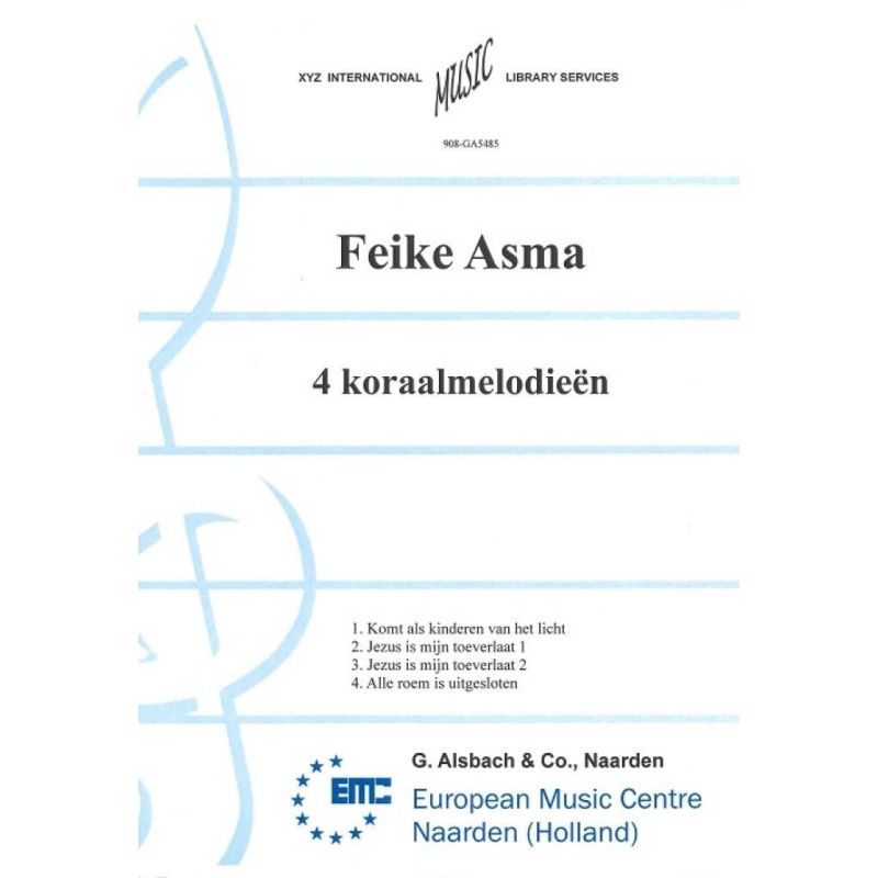 Asma, Feike - 4 Koraalmelodieen
