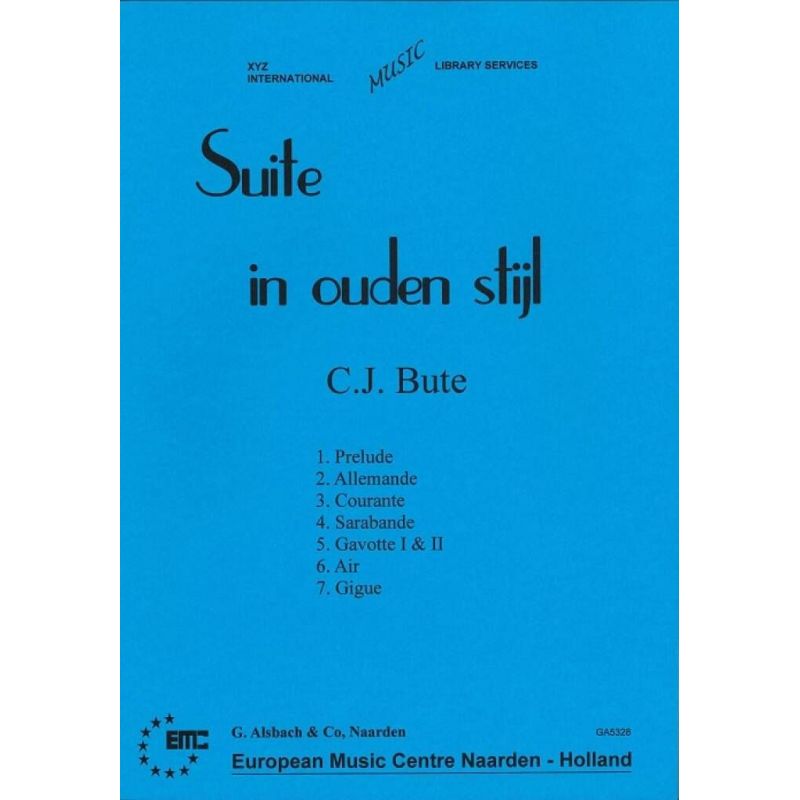 C.J. Bute - Suite In Ouden Stijl