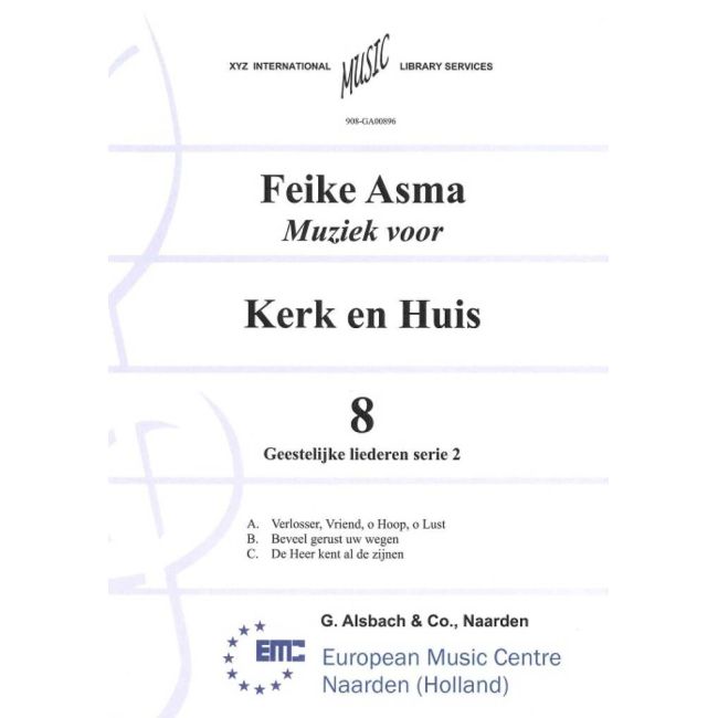 Asma, Feike - Muziek voor Kerk & Huis 08 Geestelijke Liederen 2