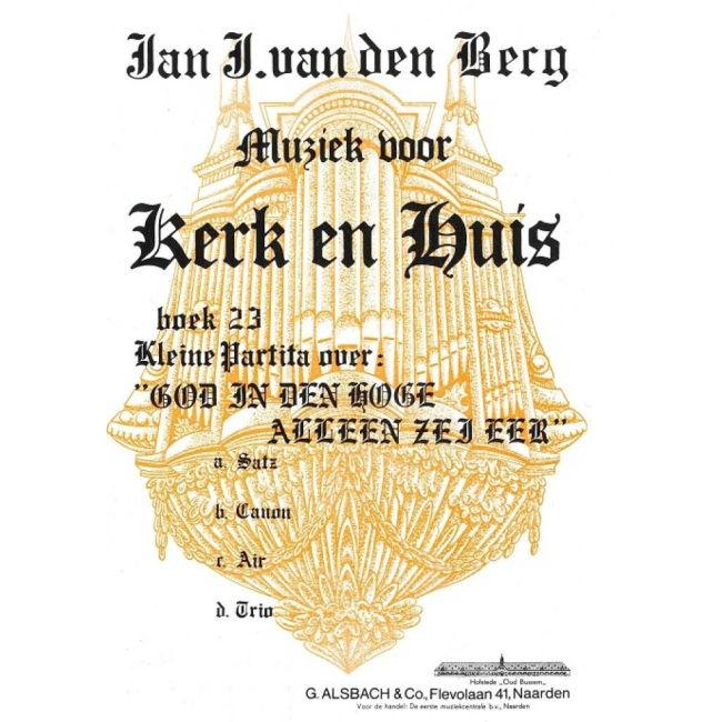 Berg - Muziek voor Kerk & Huis 23 Kleine Partita
