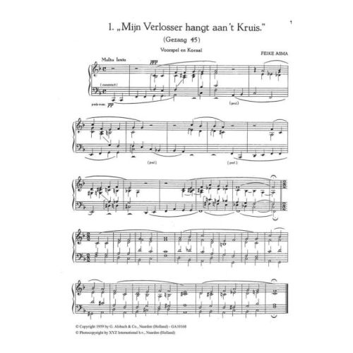 Asma, Feike - Muziek voor Kerk & Huis 04 Voor De Lijdenstijd