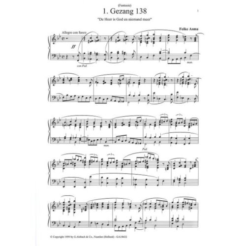 Asma, Feike - Muziek voor Kerk & Huis 11 Koraalbewerkingen