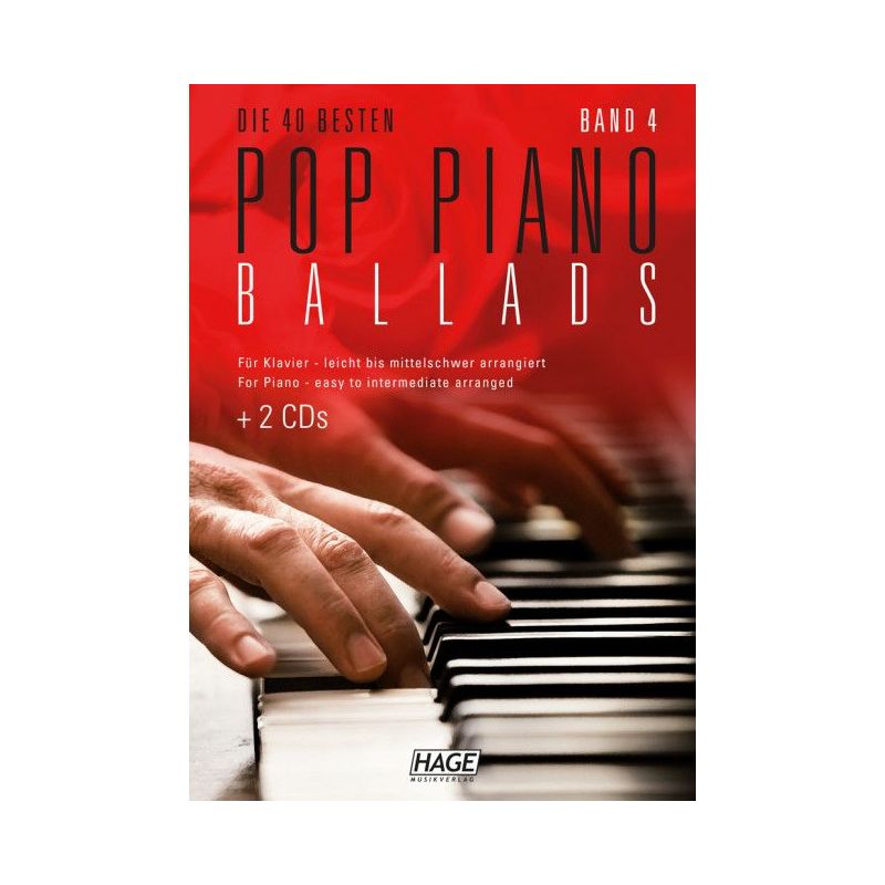 Pop Piano Ballads 4 (with 2 CDs) Vol. 4