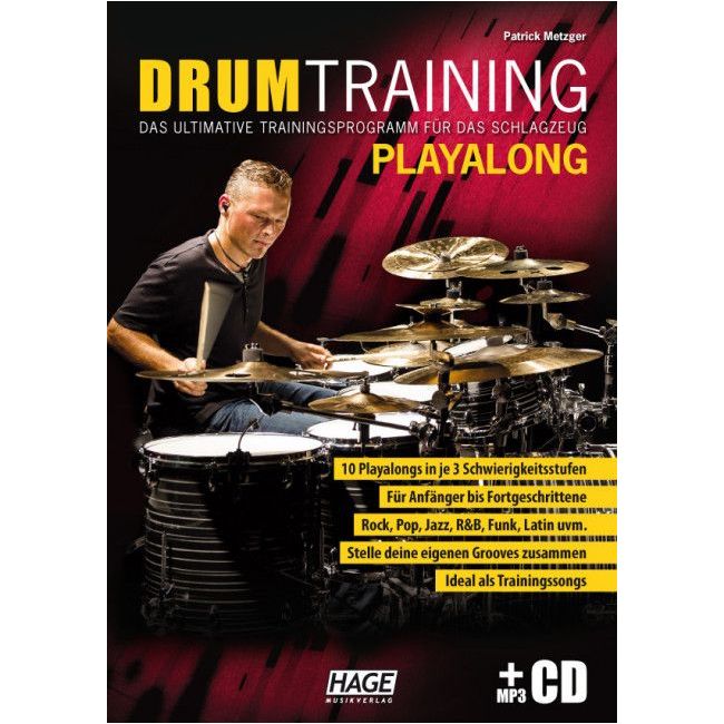 Metzger, Patrick - Drum Training Playalong (with MP3-CD)