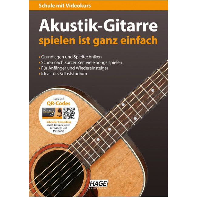 Playing acoustic guitar is very easy