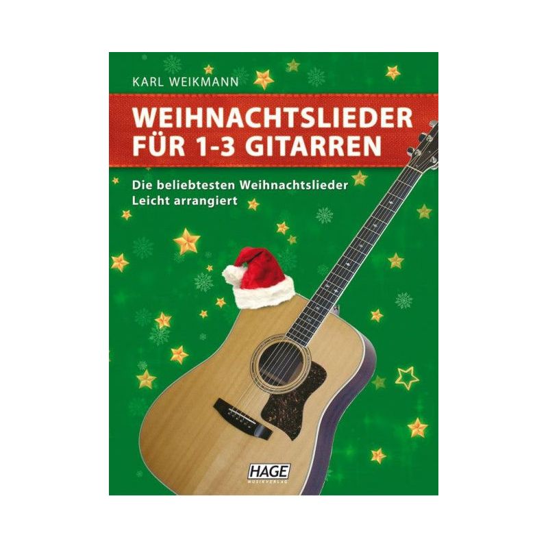 Weihnachtslieder für 1-3 Gitarren