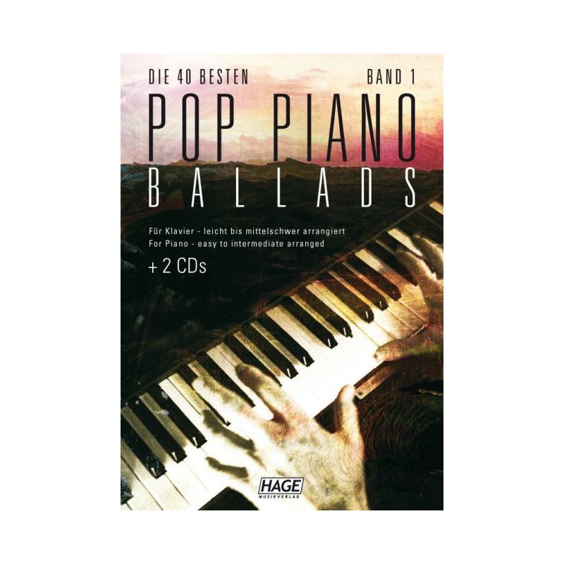 Die 40 besten Pop Piano Ballads 1 Vol. 1