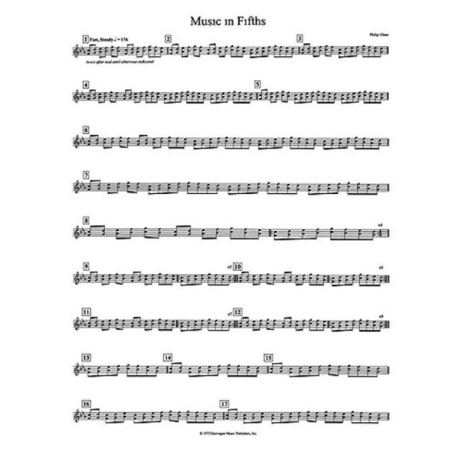 Glass, Philip - Music In Fifths