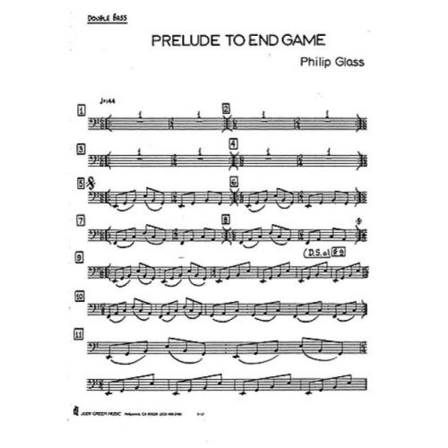 Glass, Philip - Prelude To...