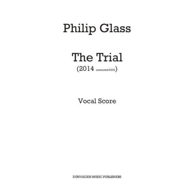Glass, Philip - The Trial