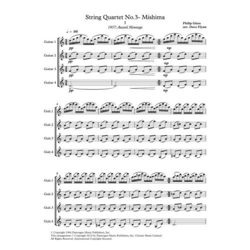 Glass, Philip - String Quartet No.3 Mishima