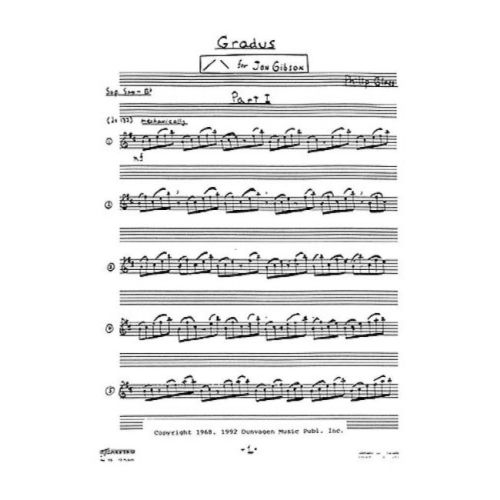 Glass, Philip - Gradus For...