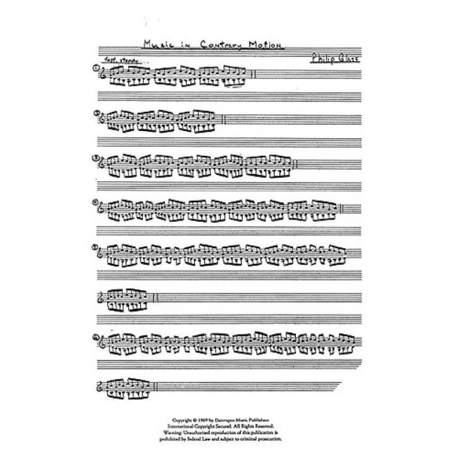 Glass, Philip - Music In Contrary Motion For Organ