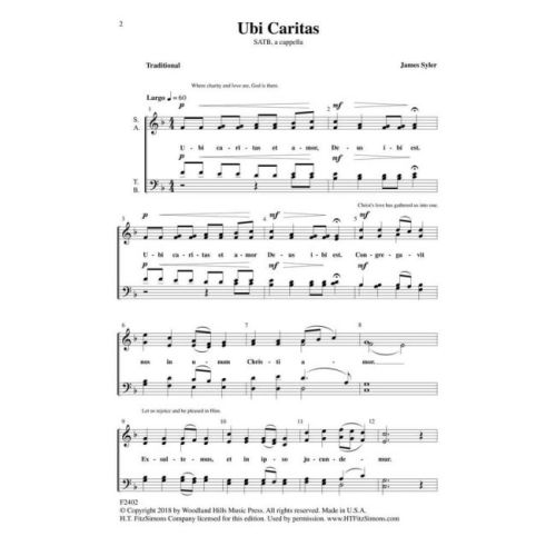 Syler, James - Ubi Caritas