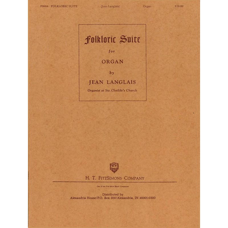Langlais, Jean - Folkloric Suite