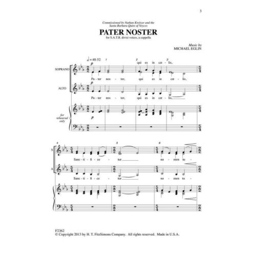Eglin, Michael - Pater Noster