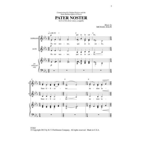 Eglin, Michael - Pater Noster