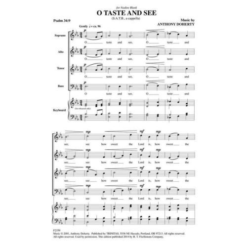 Doherty, Anthony - O Taste...