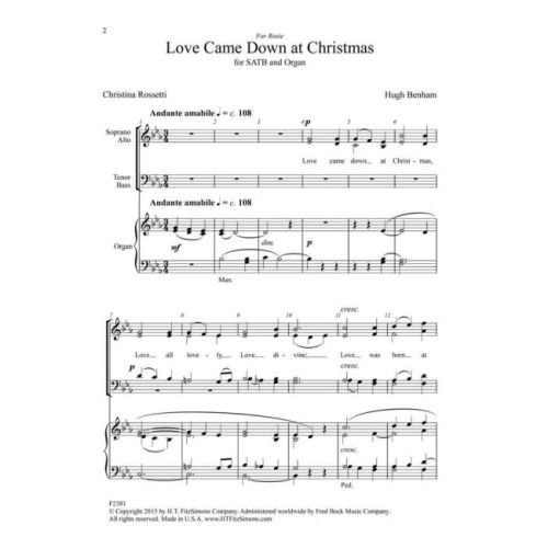 Benham, Hugh - Love Came Down at Christmas