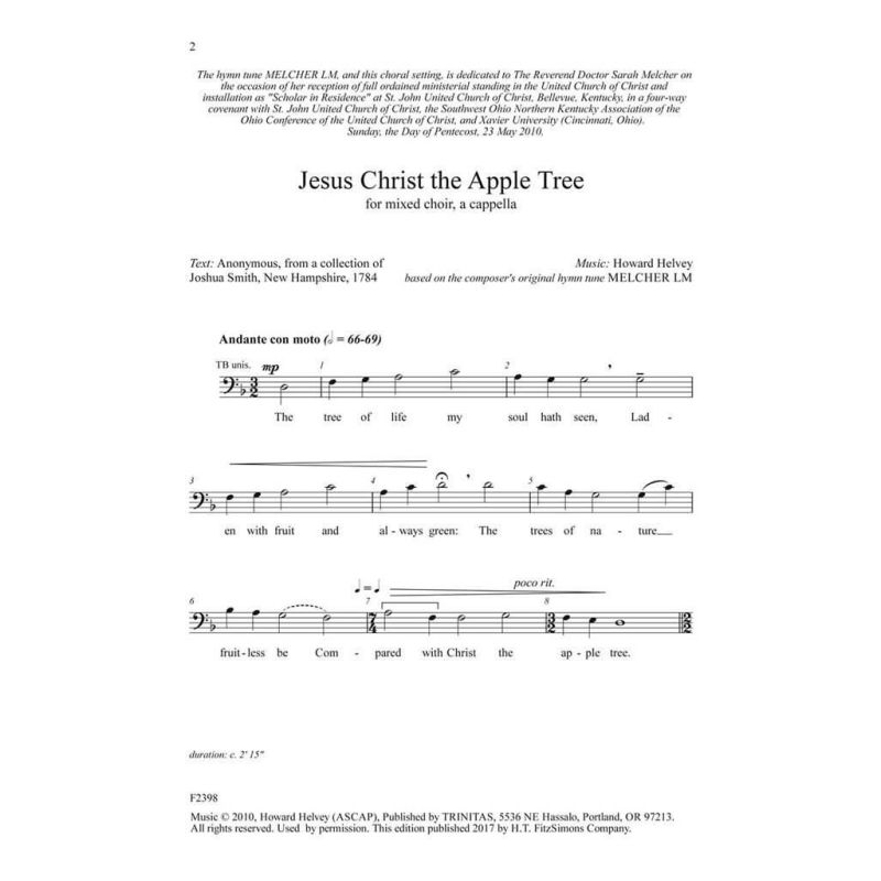 Helvey, Howard - Jesus Christ the Apple Tree