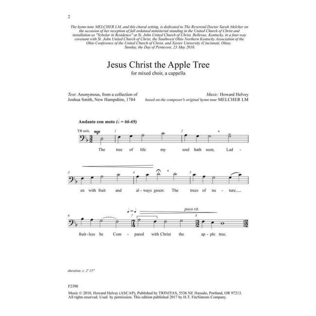 Helvey, Howard - Jesus Christ the Apple Tree