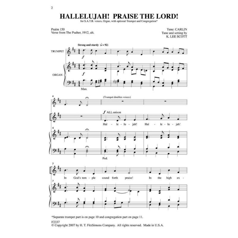 K. Lee Scott - Hallelujah! Praise The Lord!