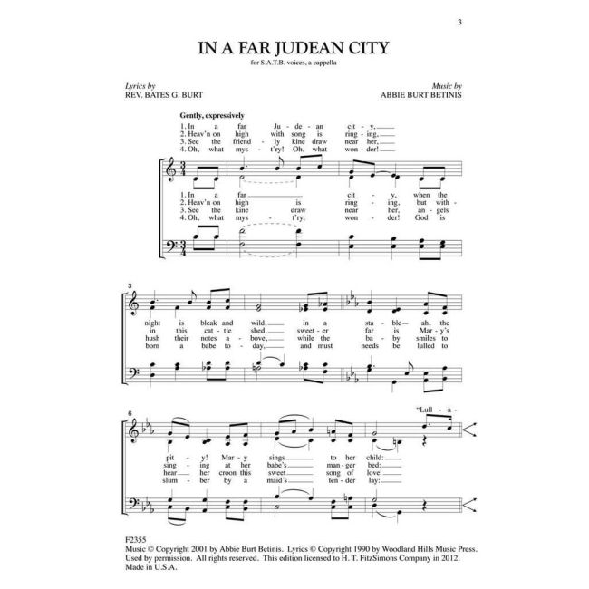 Abbie Burt Betinis - In a Far Judean City