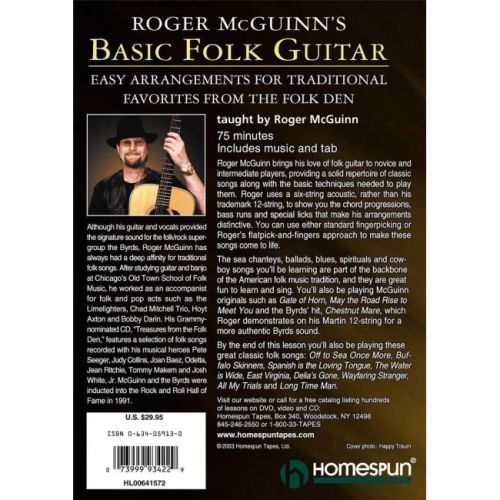 Roger McGuinn's Basic Folk Guitar