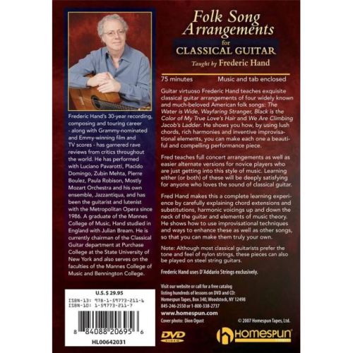 Frederic Hand - Folk Song Arrangements For Classical Guitar
