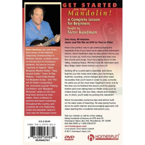Kaufman, Steve - Get Started on the Mandolin!